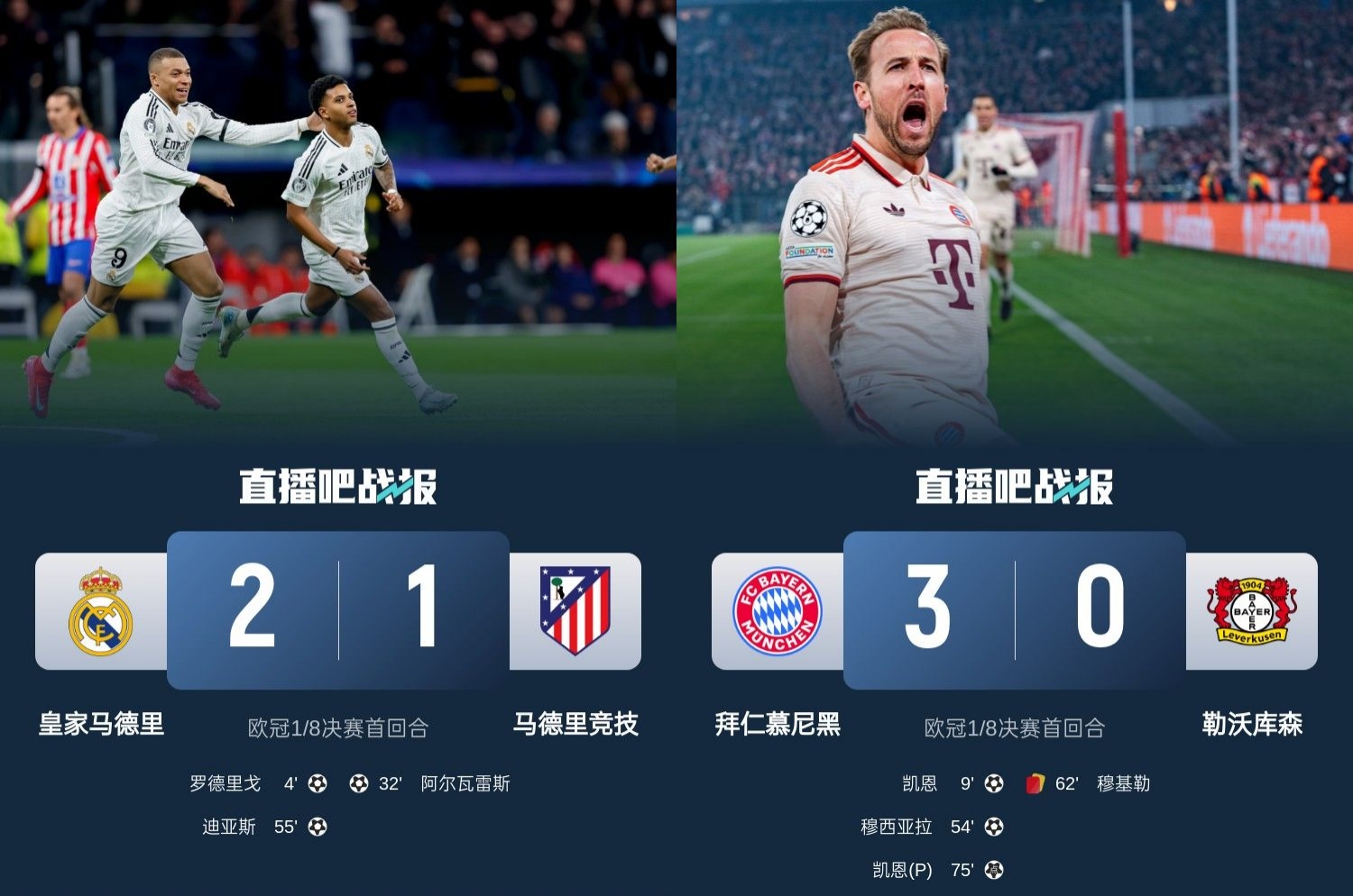 馬競藥廠罵罵咧咧！歐冠附加賽晉級(jí)的8隊(duì)僅2隊(duì)贏球：皇馬&拜仁！